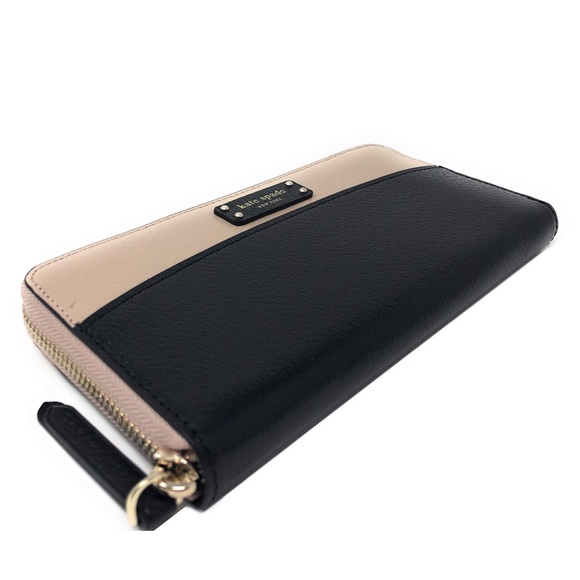 KATE SPADE Jeanne Wallet Continental Blush Black - Picture 8 of 9